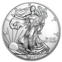 2019 1 oz Silver American Eagle BU